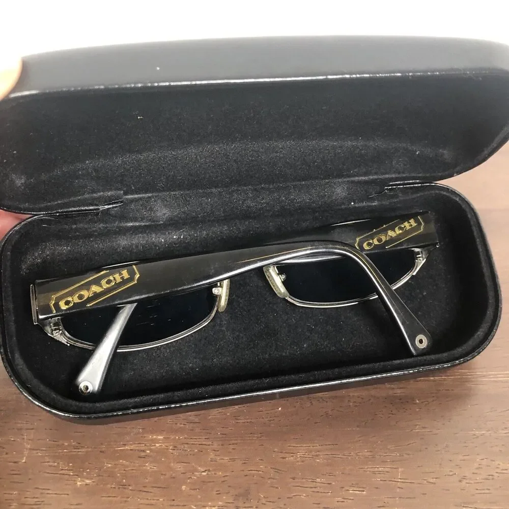 Coach HC 5019 Trista Dark Silver Eyeglasses FRAMES With Case 52.16.135 *READ*